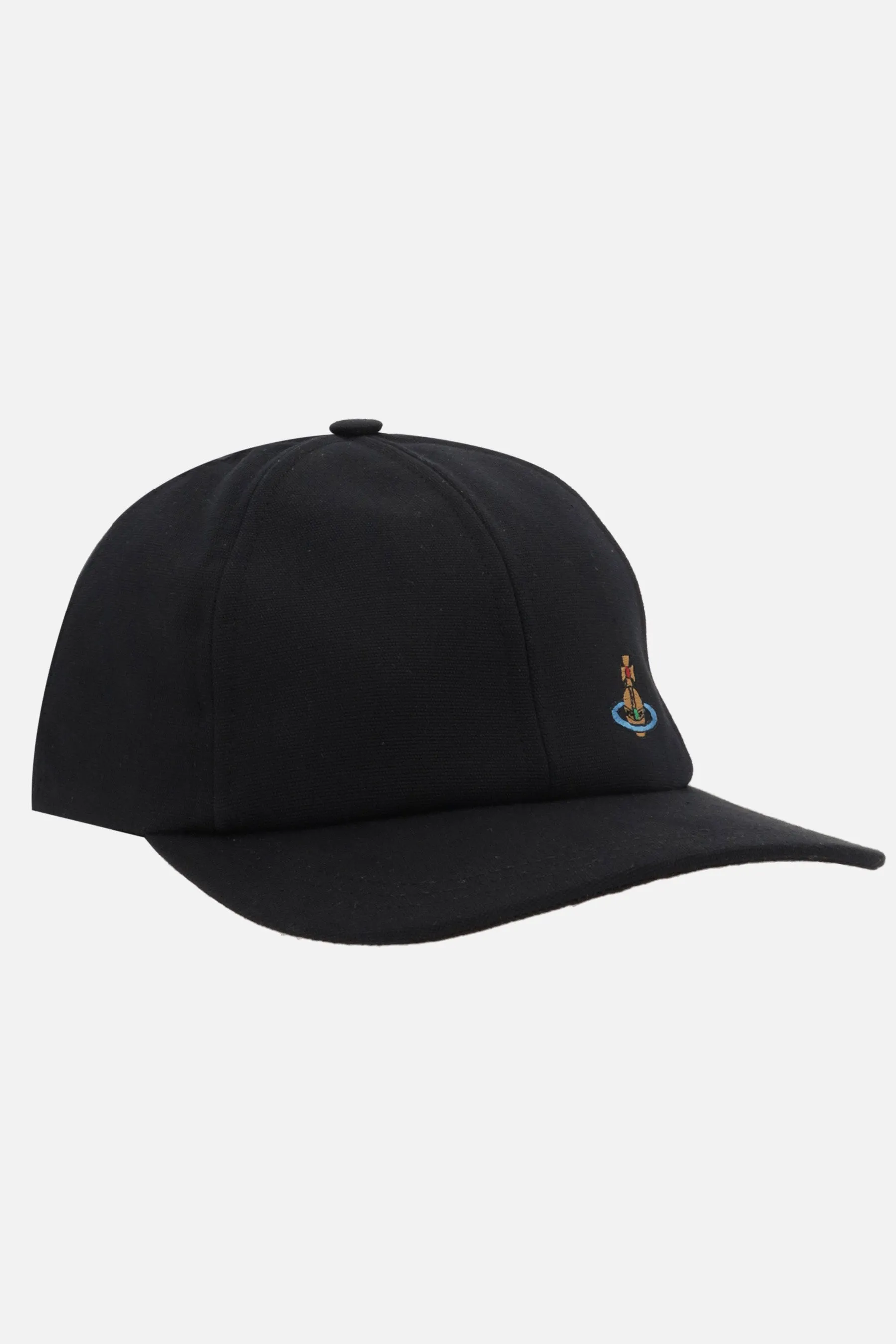 Orb embroidered canvas baseball cap