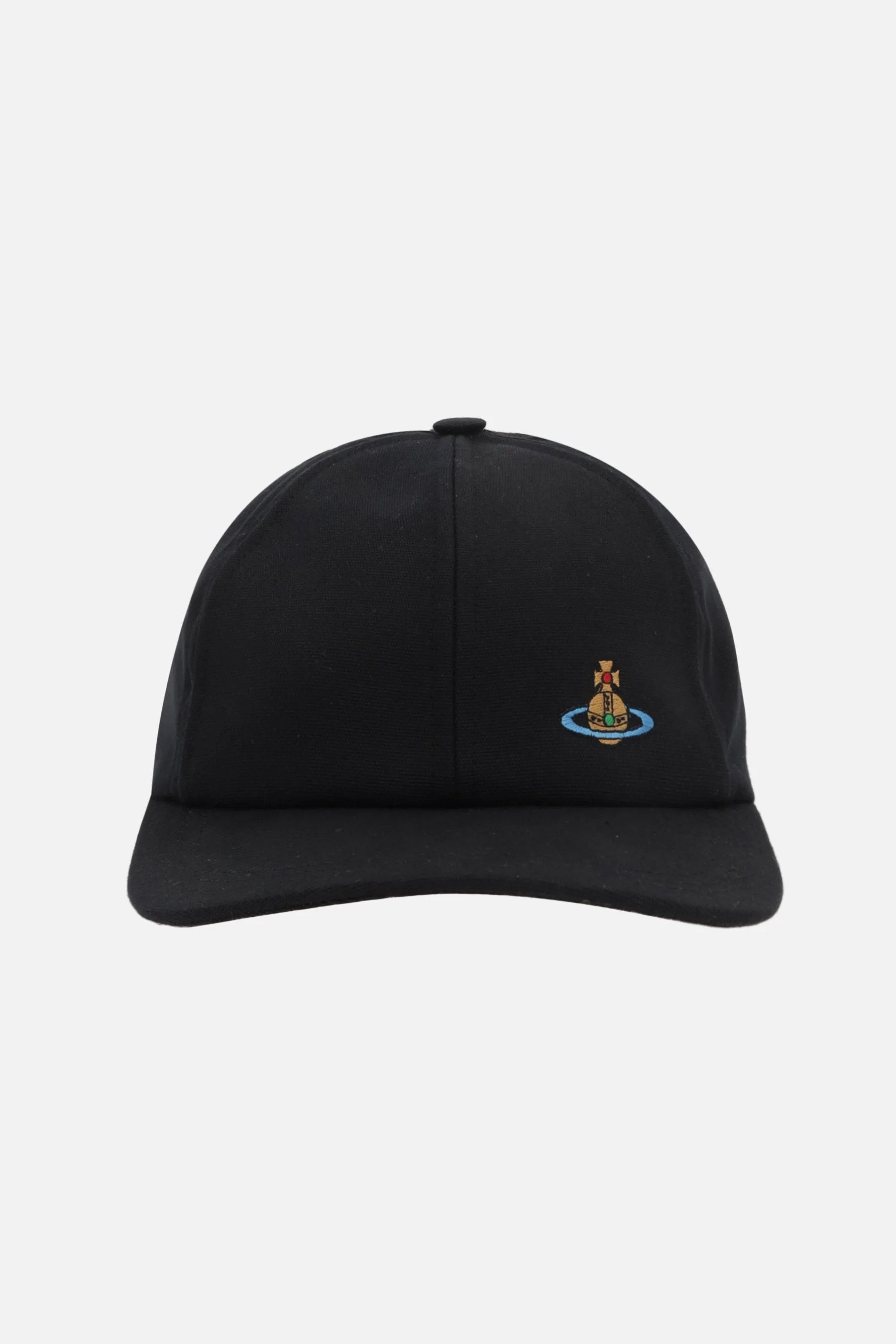 Orb embroidered canvas baseball cap