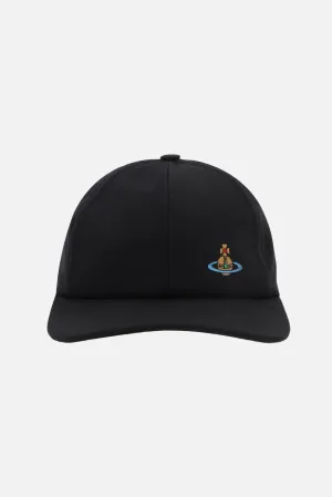 Orb embroidered canvas baseball cap