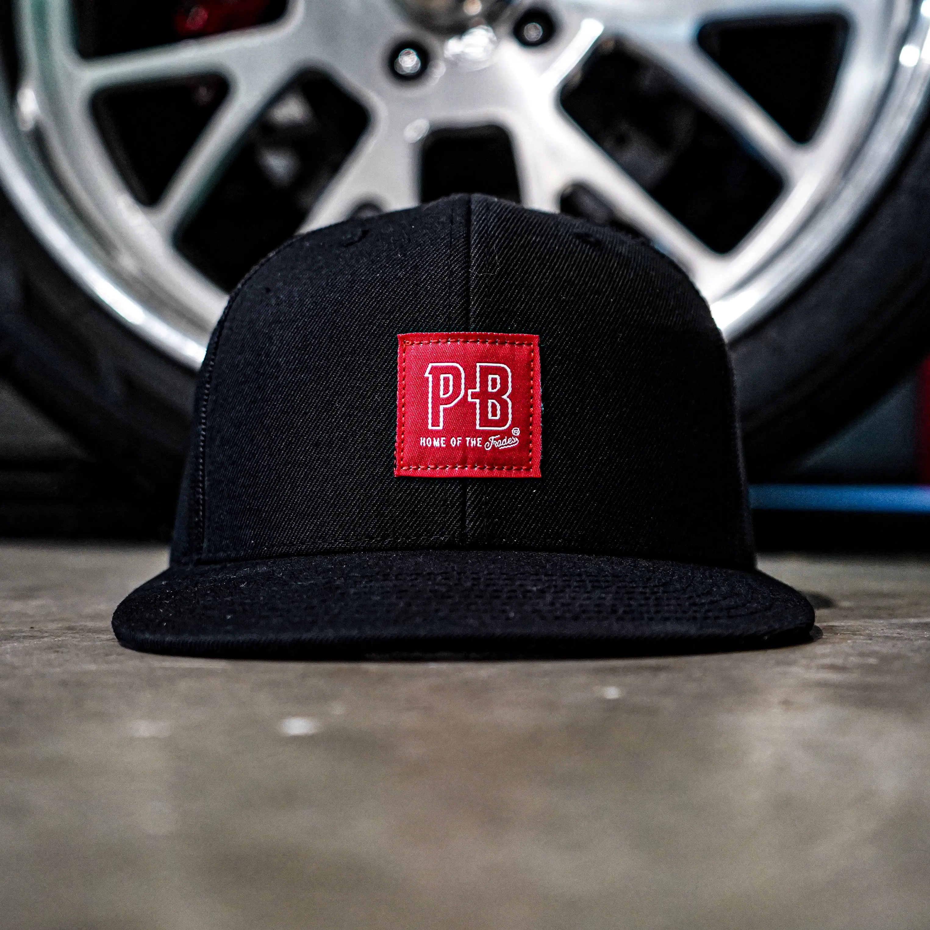 PB Stadium Snapback - Black / Red
