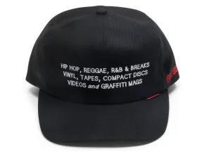 Pleasures x Fat Beats Sections Snapback in Black xld
