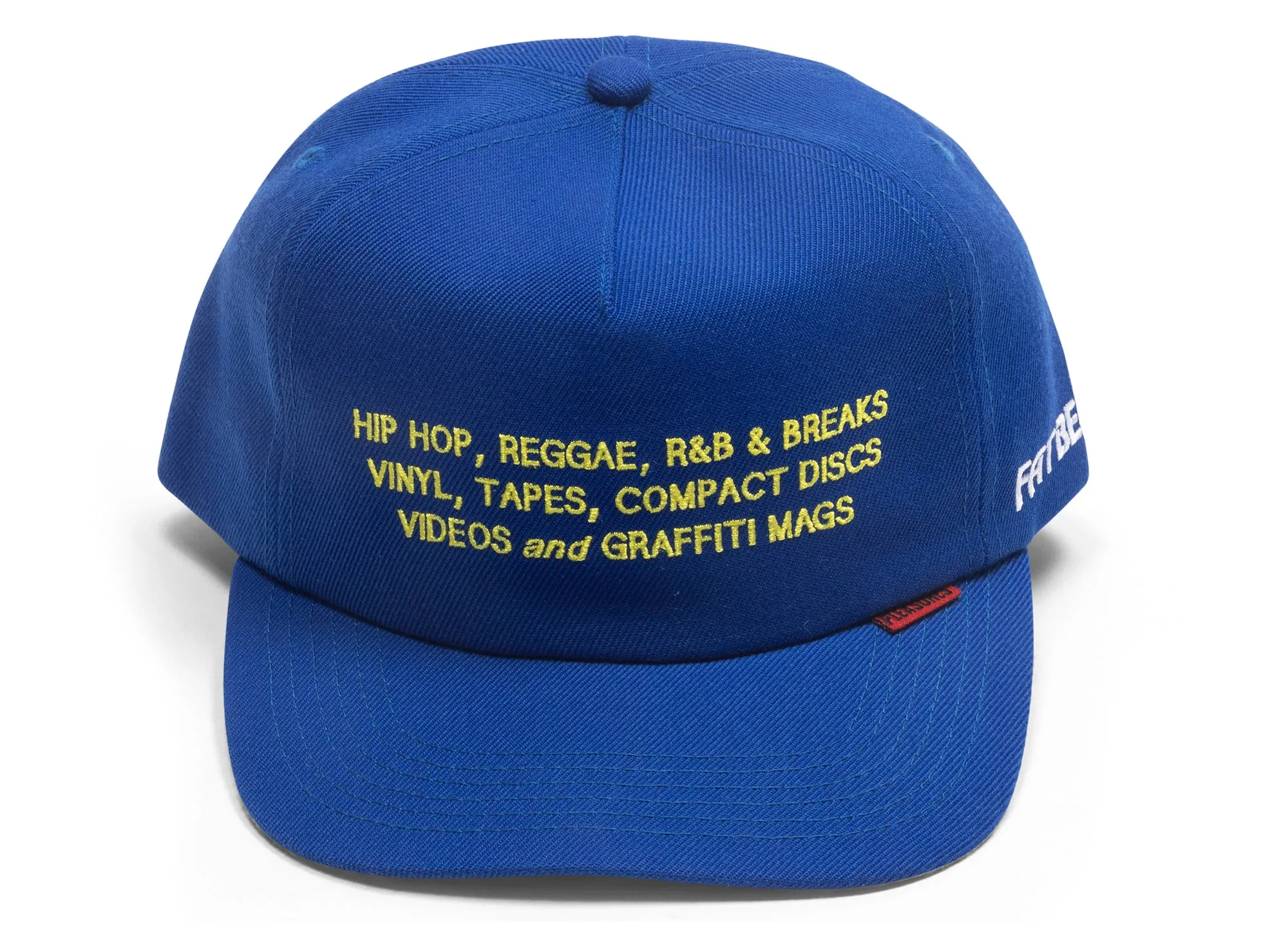 Pleasures x Fat Beats Sections Snapback in Royal xld