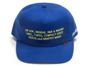 Pleasures x Fat Beats Sections Snapback in Royal xld