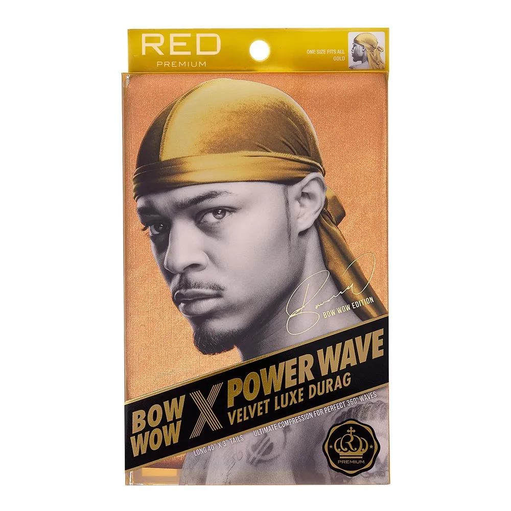 Red by Kiss Power Wave Velvet Luxe Durag - Choose Your Color
