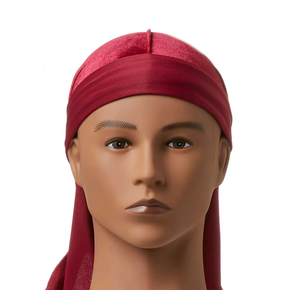 Red by Kiss Power Wave Velvet Luxe Durag - Choose Your Color