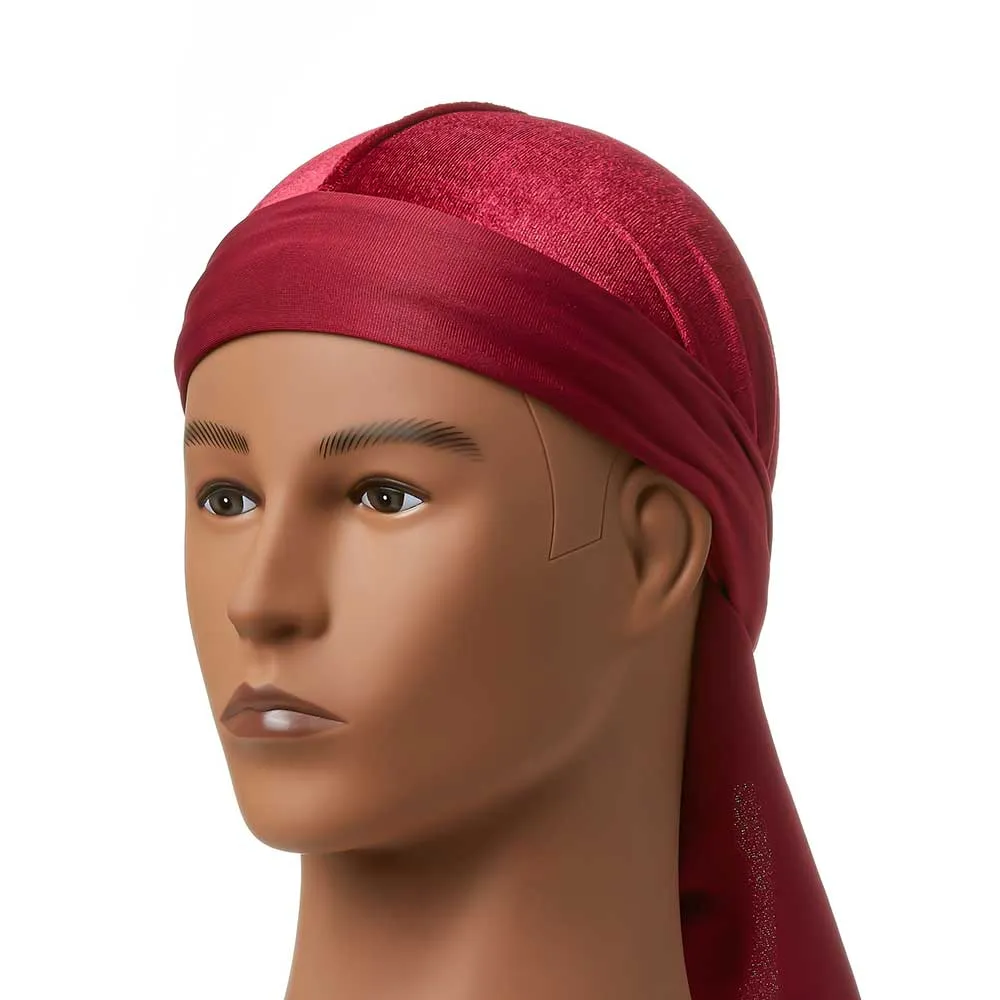 Red by Kiss Power Wave Velvet Luxe Durag - Choose Your Color