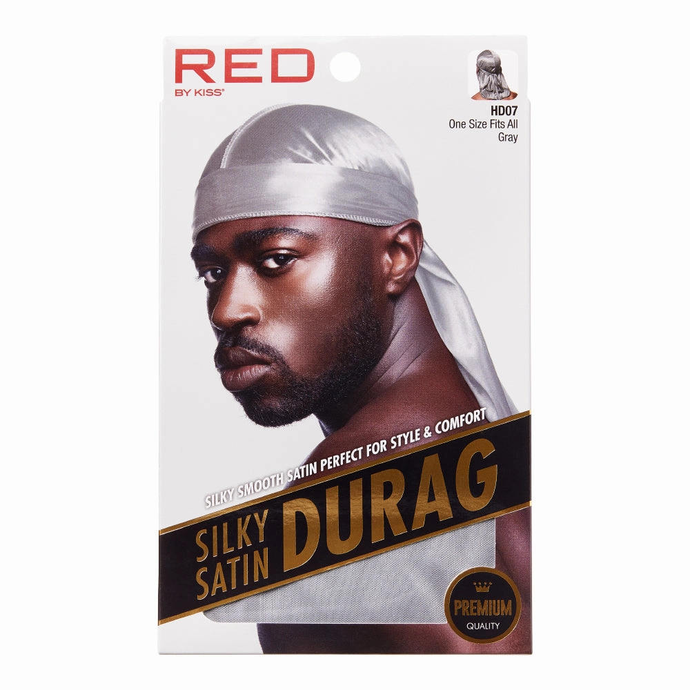 Red by Kiss  Premium Quality Silky Satin Durag - Choose Your Color