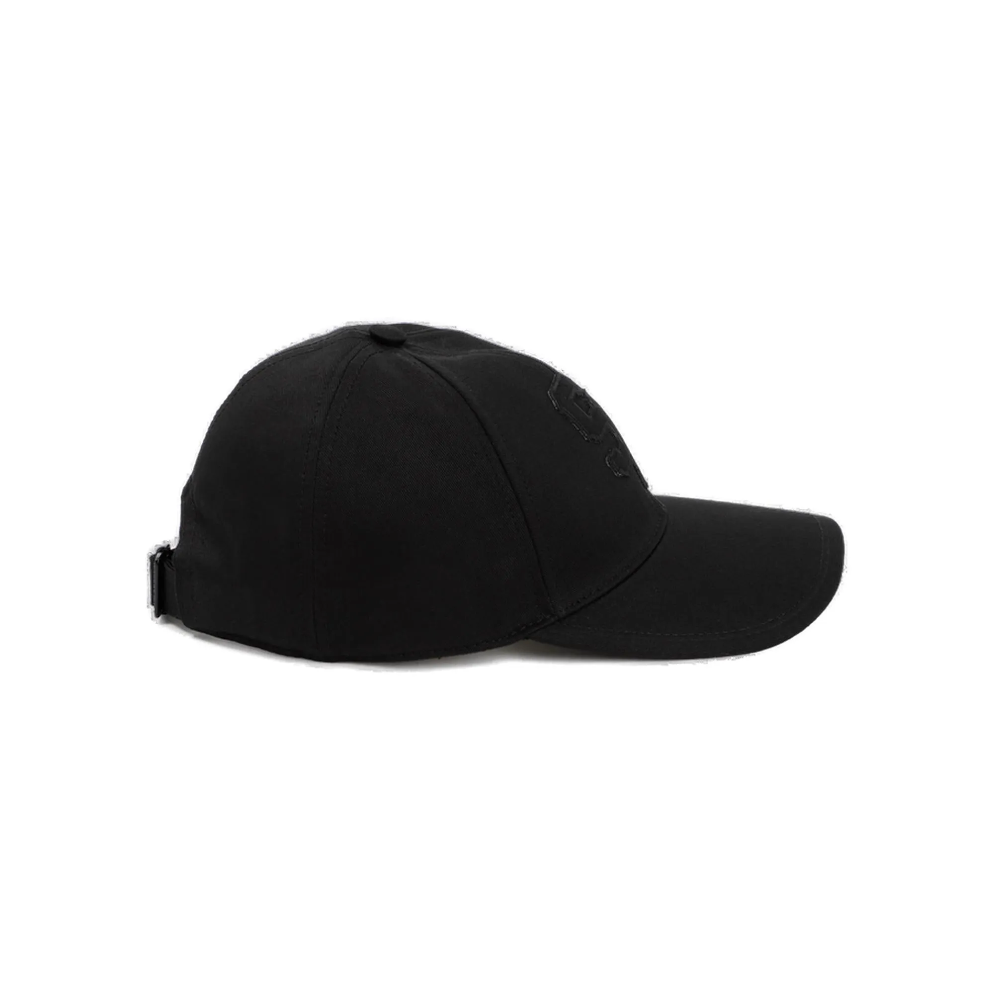 Saint Laurent Logo Patch Curved Peak Baseball Cap