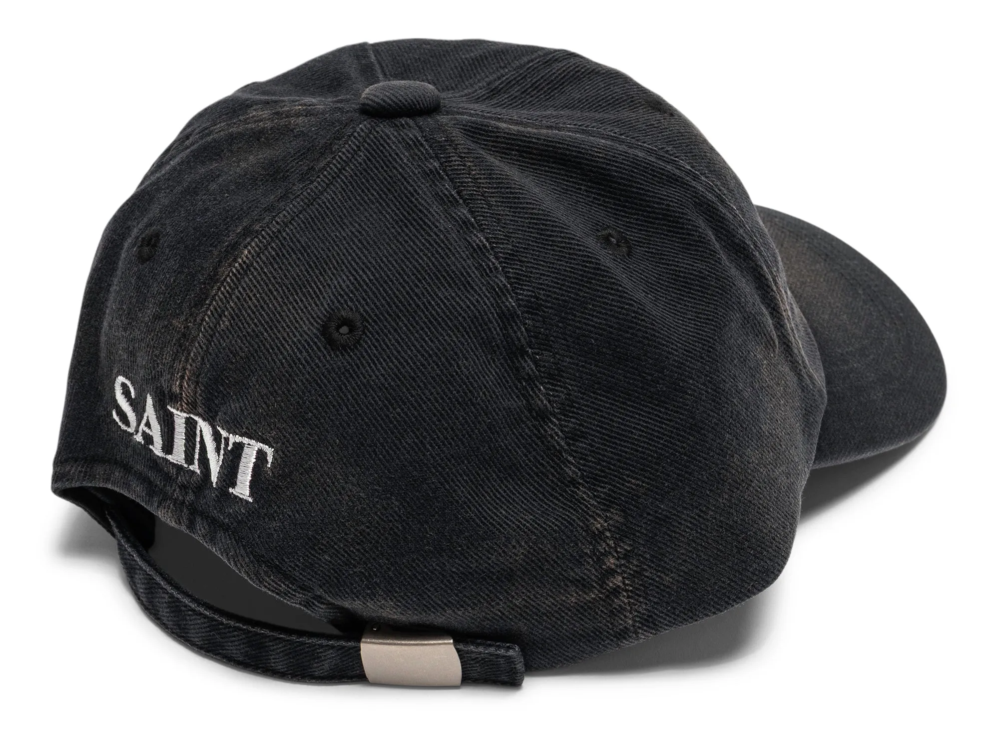 Saint Michael 6 Panel Hat in Black xld
