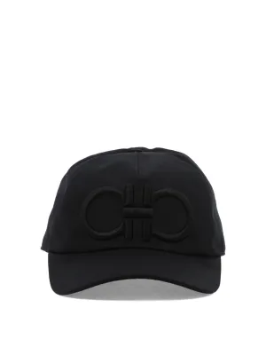 Salvatore Ferragamo Gancini Embroidered Baseball Cap