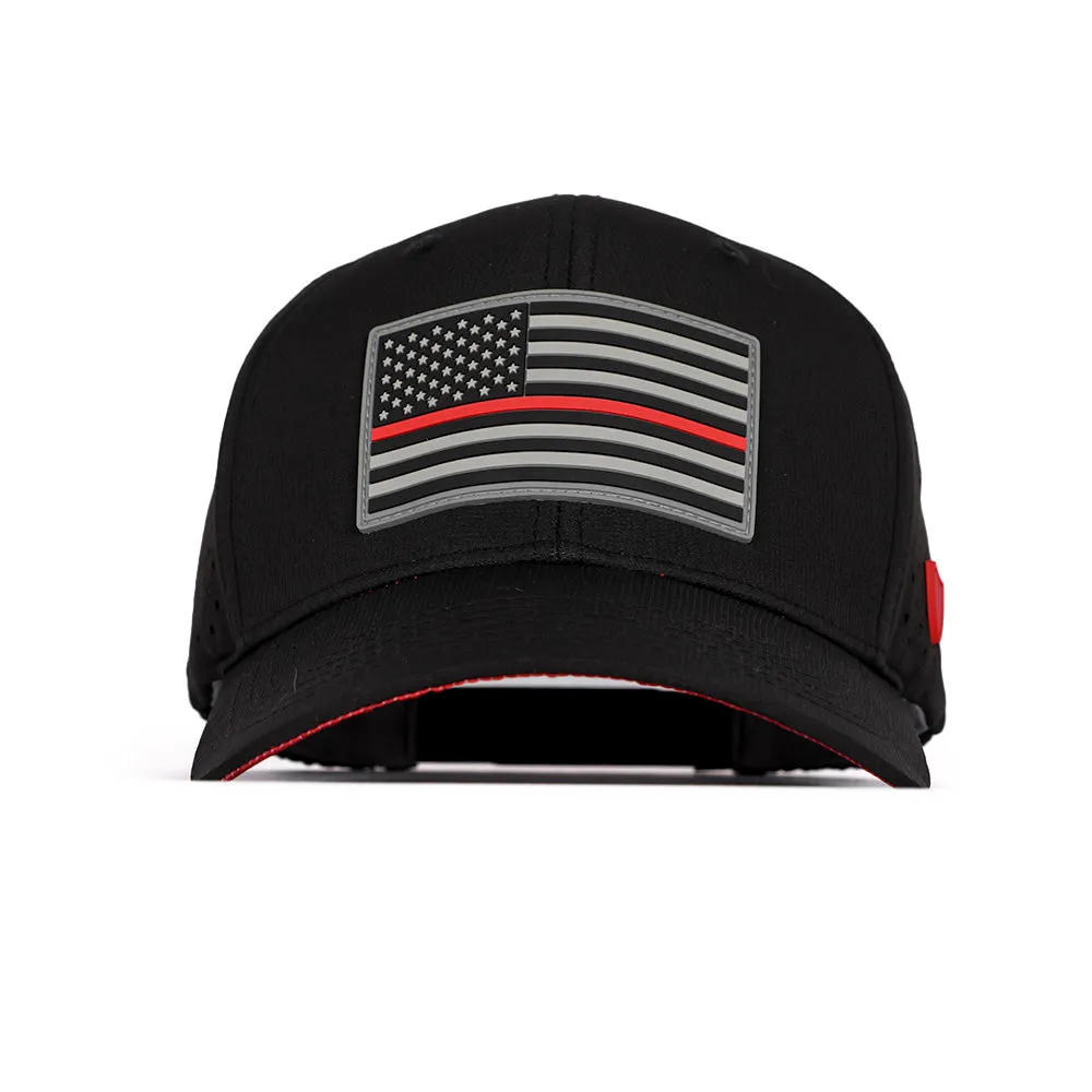 Special Edition Performance Snapback | Red Line | Black