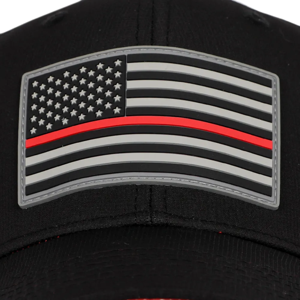 Special Edition Performance Snapback | Red Line | Black