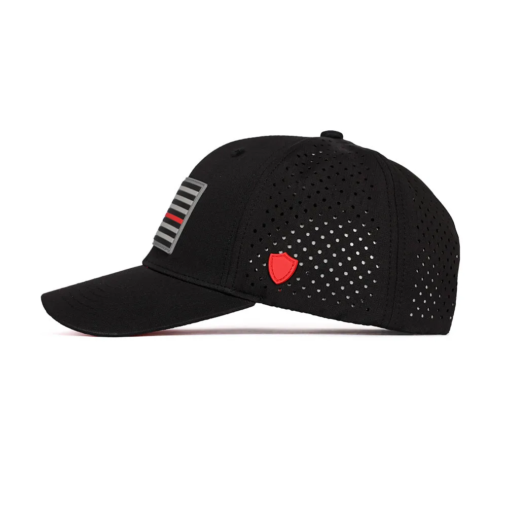 Special Edition Performance Snapback | Red Line | Black