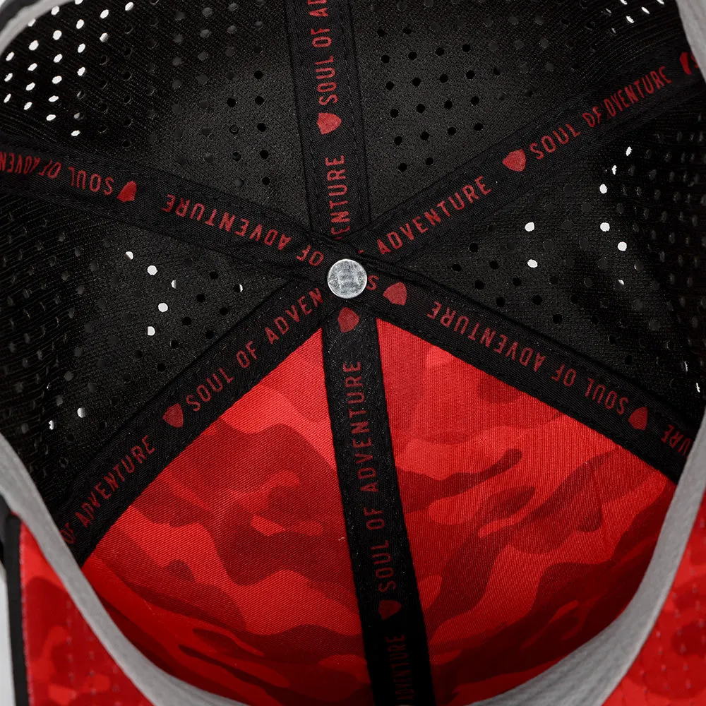 Special Edition Performance Snapback | Red Line | Black