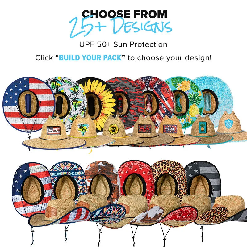 STRAW HAT   3 FACE SHIELDS®