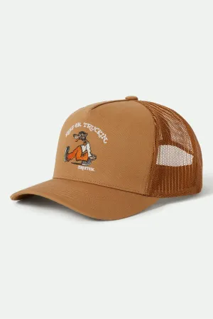 Stride Netplus Trucker Hat - Washed Copper/Washed Copper