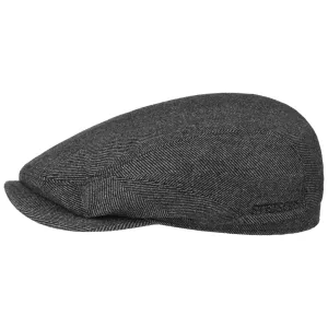 Sustainable Cashmere Flat Cap by Stetson