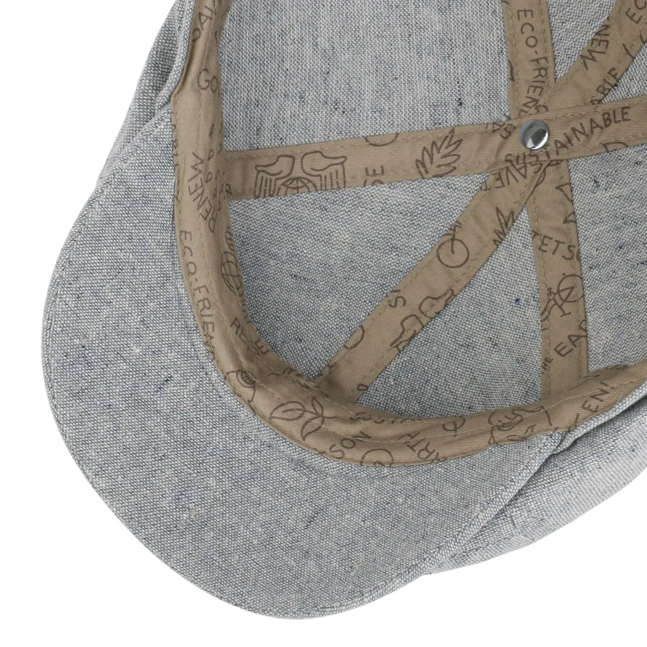 Sustainable Hanover 6 Panel News Boy Cap by Stetson