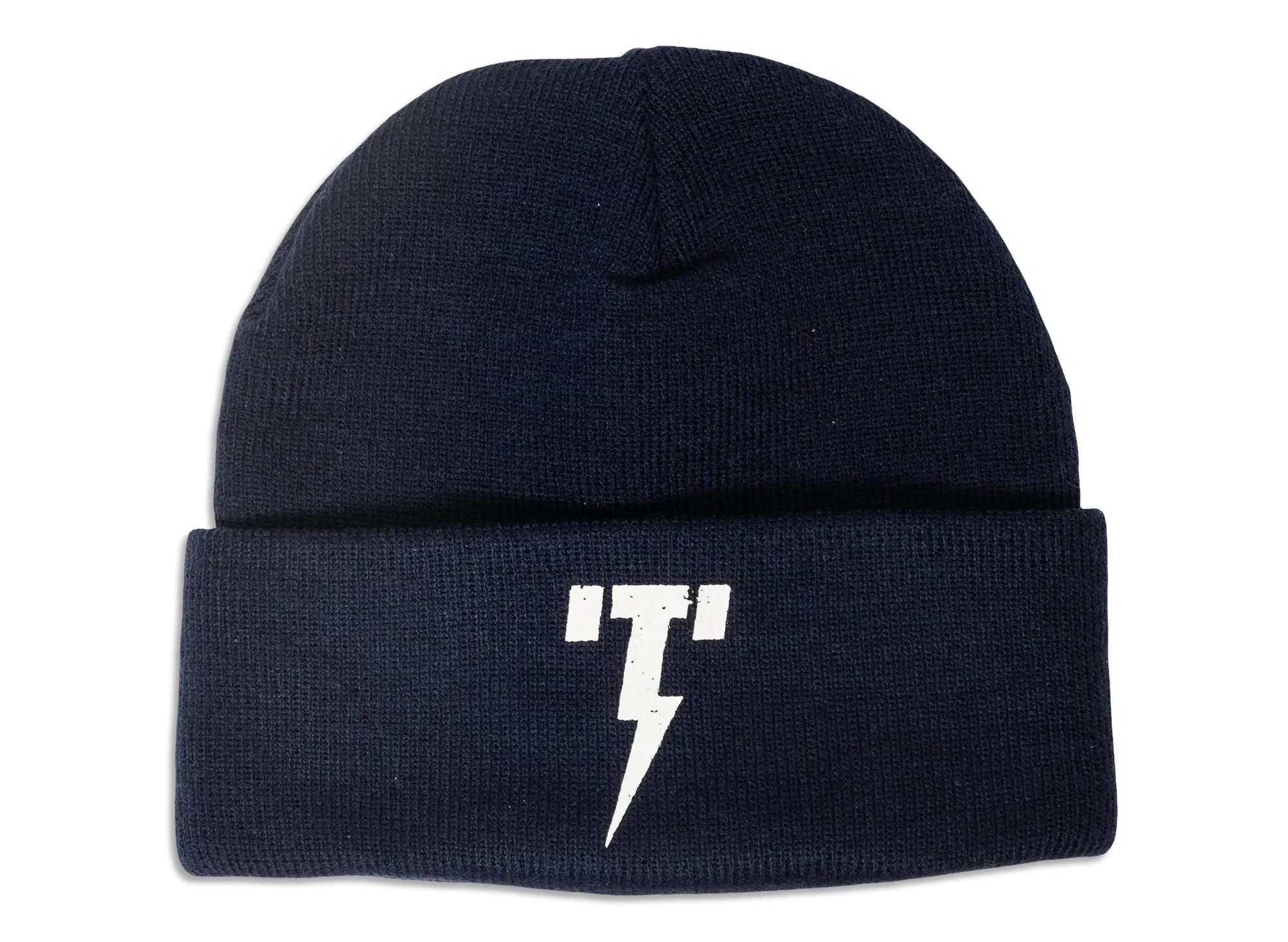 Tackma Big T Logo Beanie in Black xld