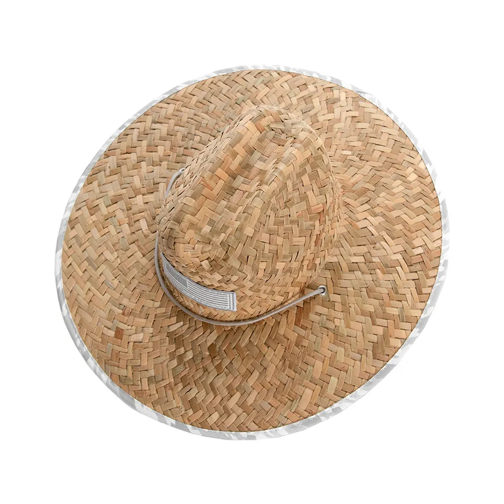 Under Brim Straw Hat | Geo Camo Ghost