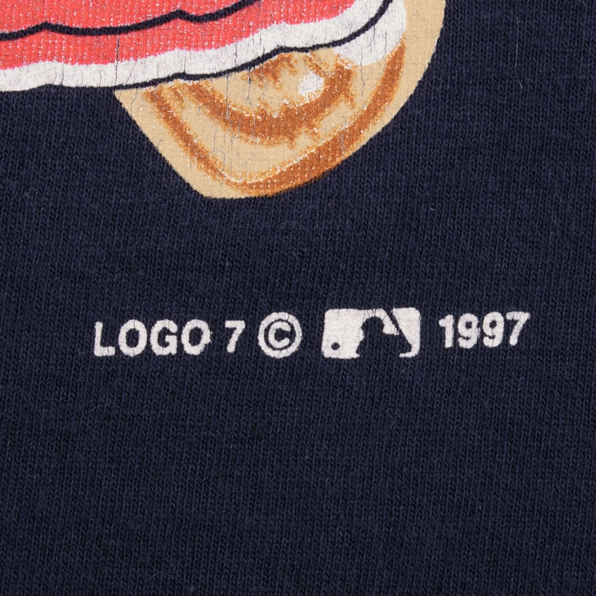 VINTAGE MLB ATLANTA BRAVES 1997 TEE SHIRT SIZE XL