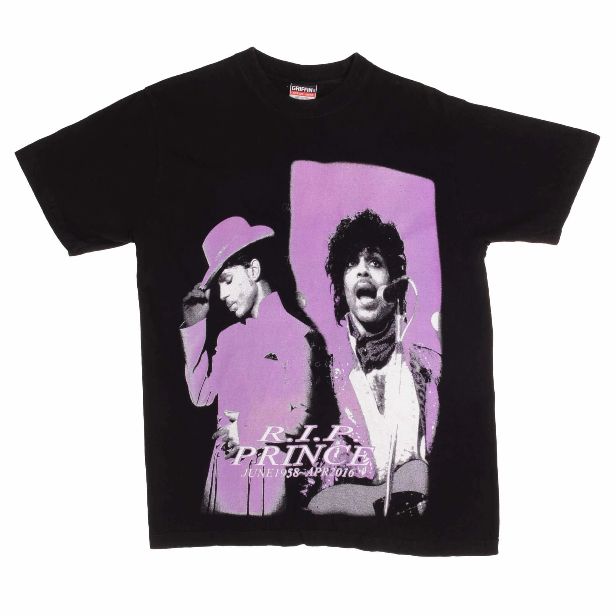 VINTAGE RIP PRINCE 1958-2016 TEE SHIRT SIZE LARGE