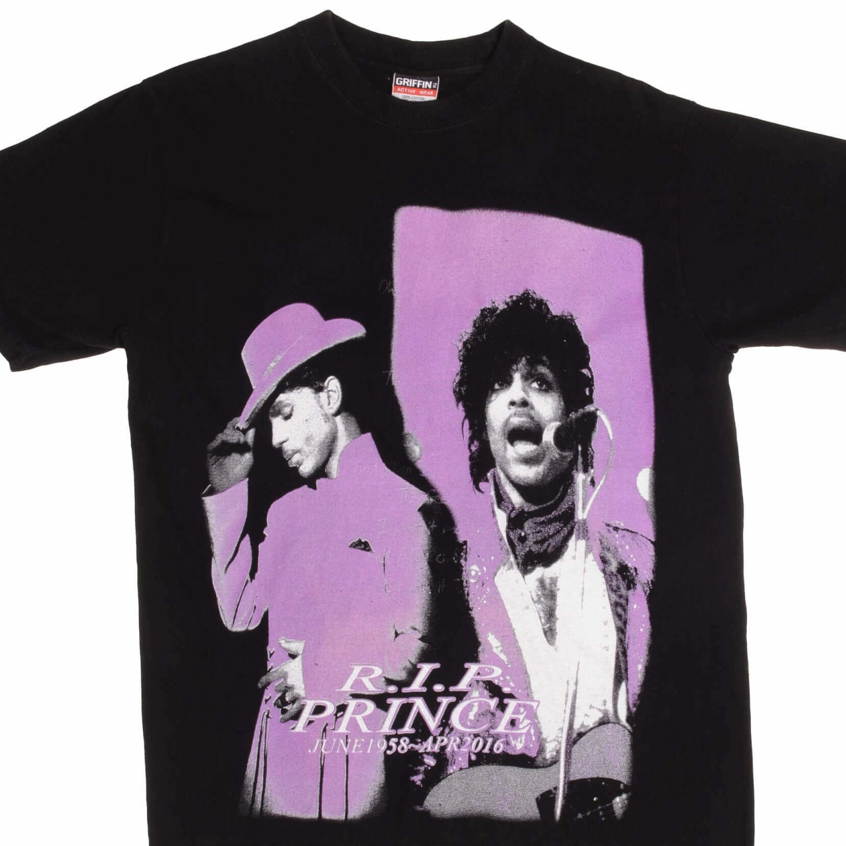 VINTAGE RIP PRINCE 1958-2016 TEE SHIRT SIZE LARGE